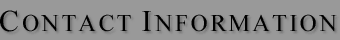 Contact Information