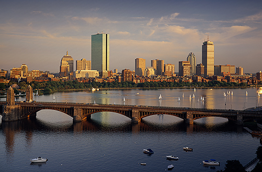 Back Bay and Longfellow Bridge