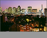 Boston Skylines: Night