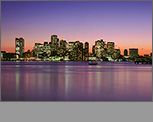 Boston Skylines: Night