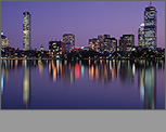 Boston Skylines: Night